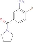 (3-Amino-4-fluorophenyl)(pyrrolidin-1-yl)methanone