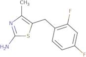 5-[(2,4-Difluorophenyl)methyl]-4-methyl-1,3-thiazol-2-amine