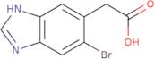 2-(5-Bromo-1H-1,3-benzodiazol-6-yl)acetic acid