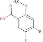 4-Bromo-5-fluoro-2-methoxybenzoic acid