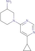 1-(6-Cyclopropylpyrimidin-4-yl)piperidin-3-amine