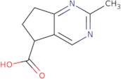 2-Methyl-6,7-dihydro-5H-cyclopenta[D]pyrimidine-5-carboxylic acid