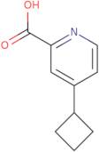 4-Cyclobutylpyridine-2-carboxylic acid