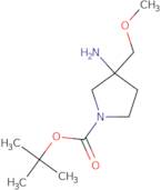 tert-Butyl 3-amino-3-(methoxymethyl)pyrrolidine-1-carboxylate