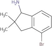 4-Bromo-2,2-dimethyl-2,3-dihydro-1H-inden-1-amine