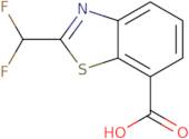 2-(Difluoromethyl)-1,3-benzothiazole-7-carboxylic acid