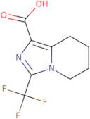 3-(Trifluoromethyl)-5H,6H,7H,8H-imidazo[1,5-a]pyridine-1-carboxylic acid