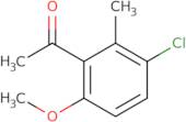 1-(3-Chloro-6-methoxy-2-methylphenyl)ethan-1-one