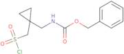 Benzyl N-({1-[(chlorosulfonyl)methyl]cyclopropyl}methyl)carbamate