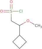 2-Cyclobutyl-2-methoxyethane-1-sulfonyl chloride