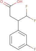 4,4-Difluoro-3-(3-fluorophenyl)butanoic acid