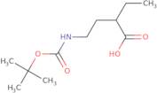 4-([(tert-Butoxy)carbonyl]amino)-2-ethylbutanoic acid