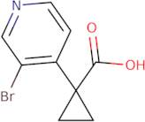 1-(3-Bromopyridin-4-yl)cyclopropane-1-carboxylic acid