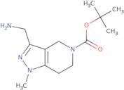 tert-Butyl 3-(aminomethyl)-1-methyl-1H,4H,5H,6H,7H-pyrazolo[4,3-c]pyridine-5-carboxylate