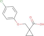 1-[(4-Chlorophenoxy)methyl]cyclopropane-1-carboxylic acid