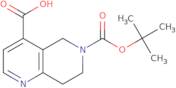 6-[(tert-Butoxy)carbonyl]-5,6,7,8-tetrahydro-1,6-naphthyridine-4-carboxylic acid
