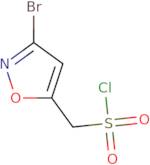 (3-Bromo-1,2-oxazol-5-yl)methanesulfonyl chloride