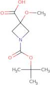 1-[(tert-Butoxy)carbonyl]-3-methoxyazetidine-3-carboxylic acid