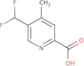 5-(Difluoromethyl)-4-methylpyridine-2-carboxylic acid