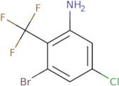 3-Bromo-5-chloro-2-(trifluoromethyl)aniline