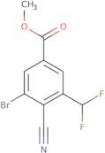 Methyl 3-bromo-4-cyano-5-(difluoromethyl)benzoate