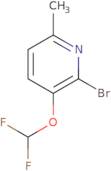 2-Bromo-3-difluoromethoxy-6-methylpyridine