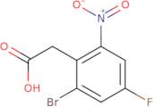 2-(2-Bromo-4-fluoro-6-nitrophenyl)acetic acid