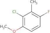 2-Chloro-4-fluoro-1-methoxy-3-methylbenzene