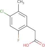 2-(4-Chloro-2-fluoro-5-methylphenyl)acetic acid