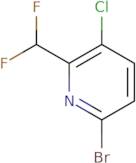 6-Bromo-3-chloro-2-(difluoromethyl)pyridine