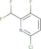 6-Chloro-2-(difluoromethyl)-3-fluoropyridine