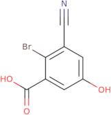 2-Bromo-3-cyano-5-hydroxybenzoic acid