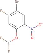 1-Bromo-4-difluoromethoxy-2-fluoro-5-nitrobenzene