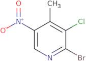 2-Bromo-3-chloro-4-methyl-5-nitropyridine