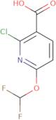 2-Chloro-6-(difluoromethoxy)pyridine-3-carboxylic acid