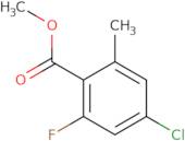 Methyl 4-chloro-2-fluoro-6-methylbenzoate