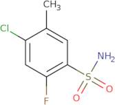 4-Chloro-2-fluoro-5-methylbenzene-1-sulfonamide