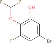 5-Bromo-2-difluoromethoxy-3-fluorophenol