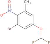 3-Bromo-5-difluoromethoxy-2-nitrotoluene