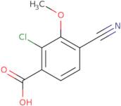 2-Chloro-4-cyano-3-methoxybenzoic acid