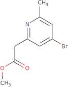 Methyl 2-(4-bromo-6-methylpyridin-2-yl)acetate