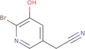 2-(6-Bromo-5-hydroxypyridin-3-yl)acetonitrile