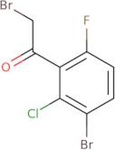 3-Bromo-2-chloro-6-fluorophenacyl bromide