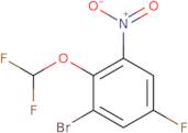 3-Bromo-2-(difluoromethoxy)-5-fluoronitrobenzene