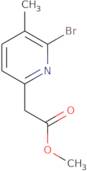 Methyl 2-(6-bromo-5-methylpyridin-2-yl)acetate