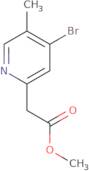 Methyl 2-(4-bromo-5-methylpyridin-2-yl)acetate