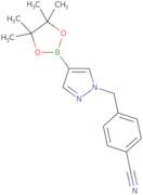 4-[4-(4,4,5,5-Tetramethyl-[1,3,2]dioxaborolan-2-yl)-pyrazol-1-ylmethyl]-benzonitrile