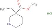 Methyl 3-ethyl-3-piperidinecarboxylate hydrochloride