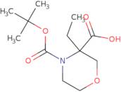 N-Boc-3-ethylmorpholine-3-carboxylic acid