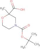 4-[(tert-Butoxy)carbonyl]-2-methylmorpholine-2-carboxylic acid